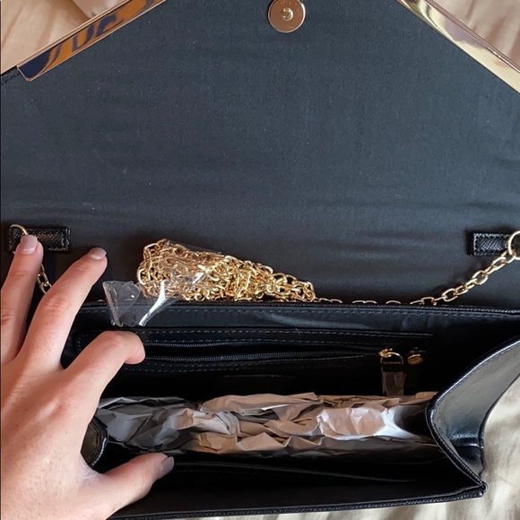 Black envelope clutch - Picture 4 of 5